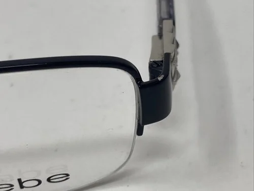 BEBE BB 5061 001 JET BLACK 51/17/130 FLEX HINGE EYEGLASSES FRAME GQ53 2