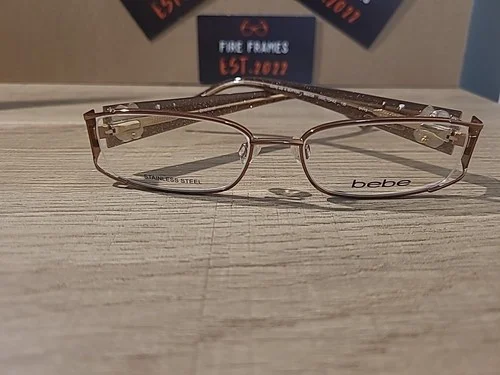 Bebe BB5035 003 (Topaz) Cute As A Button Eyeglasses Frames 51-16-135 RARE Find 2