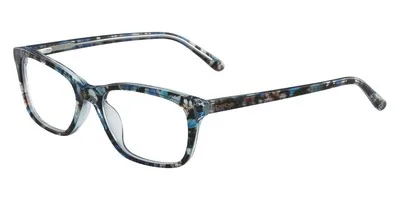 bebe BB5145 Eyeglasses Women Blue Floral Rectangle 53mm New & Authentic 2