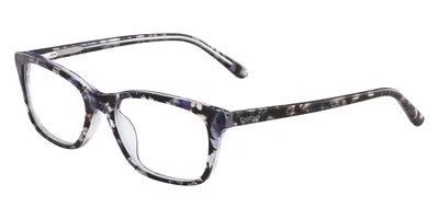 bebe BB5145 Eyeglasses Women Plum Floral Rectangle 53mm New & Authentic 2