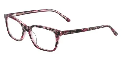 bebe BB5145 Eyeglasses Women Rose Floral Rectangle 53-17-135 H8659 2
