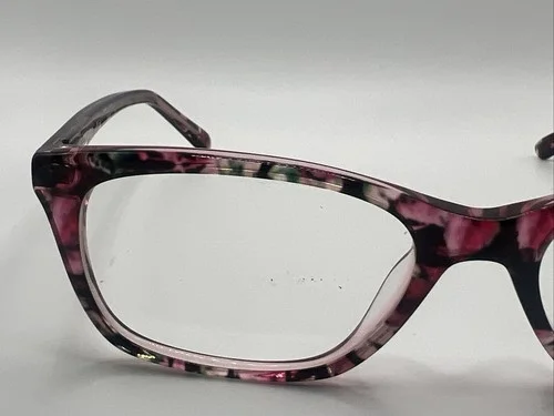 Bebe BB5145 Rose Floral 53/17 135 Pink Women’s Eyeglass Frames E12 4