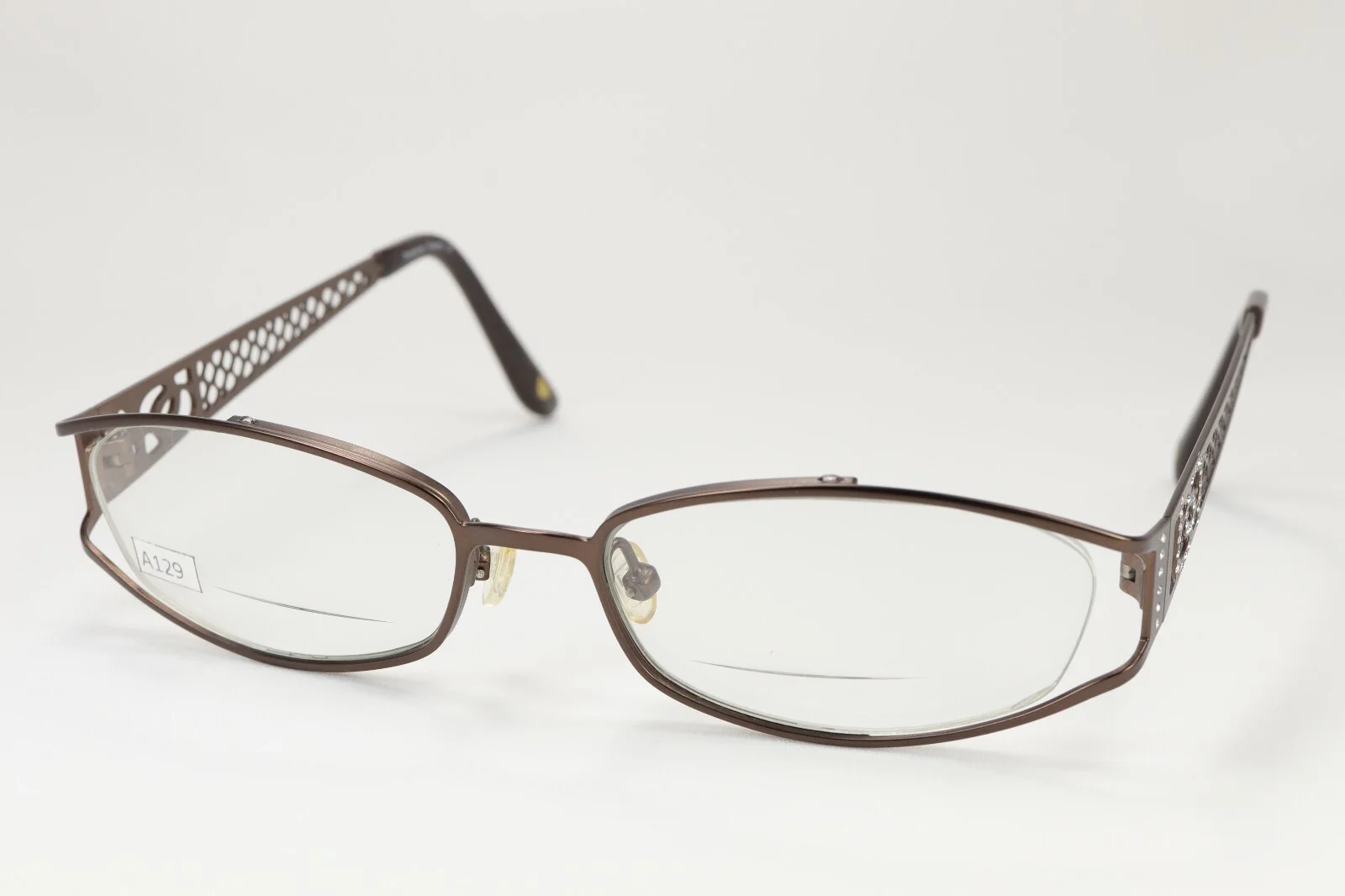 BEBE DREAMY in Brown 51-17-135 Semi Rimless Eyeglass Frames A129 2