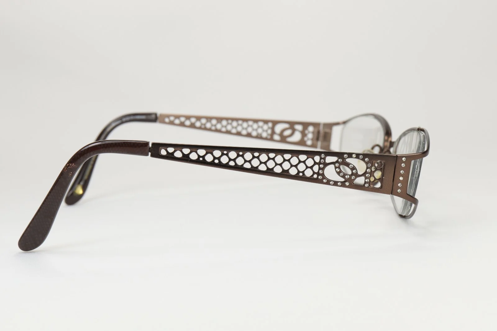 BEBE DREAMY in Brown 51-17-135 Semi Rimless Eyeglass Frames A129 4