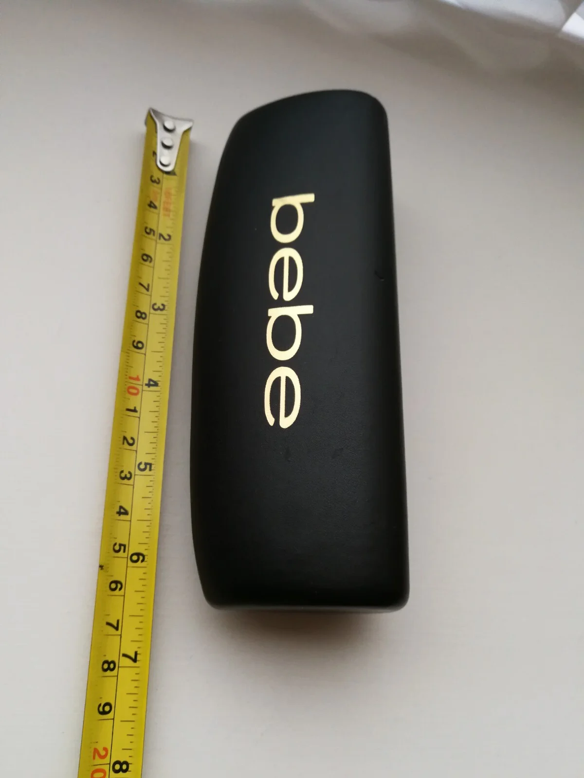Bebe Eyeglass or Sunglasses Clam shell Case Black with Cleaning Kirkland Cloth