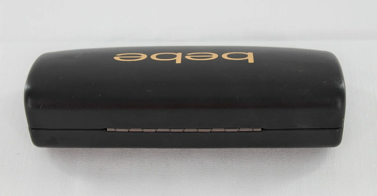 BEBE Eyeglass Sunglasses Case BLACK GOLD Hard Shell Protective Carrier 3