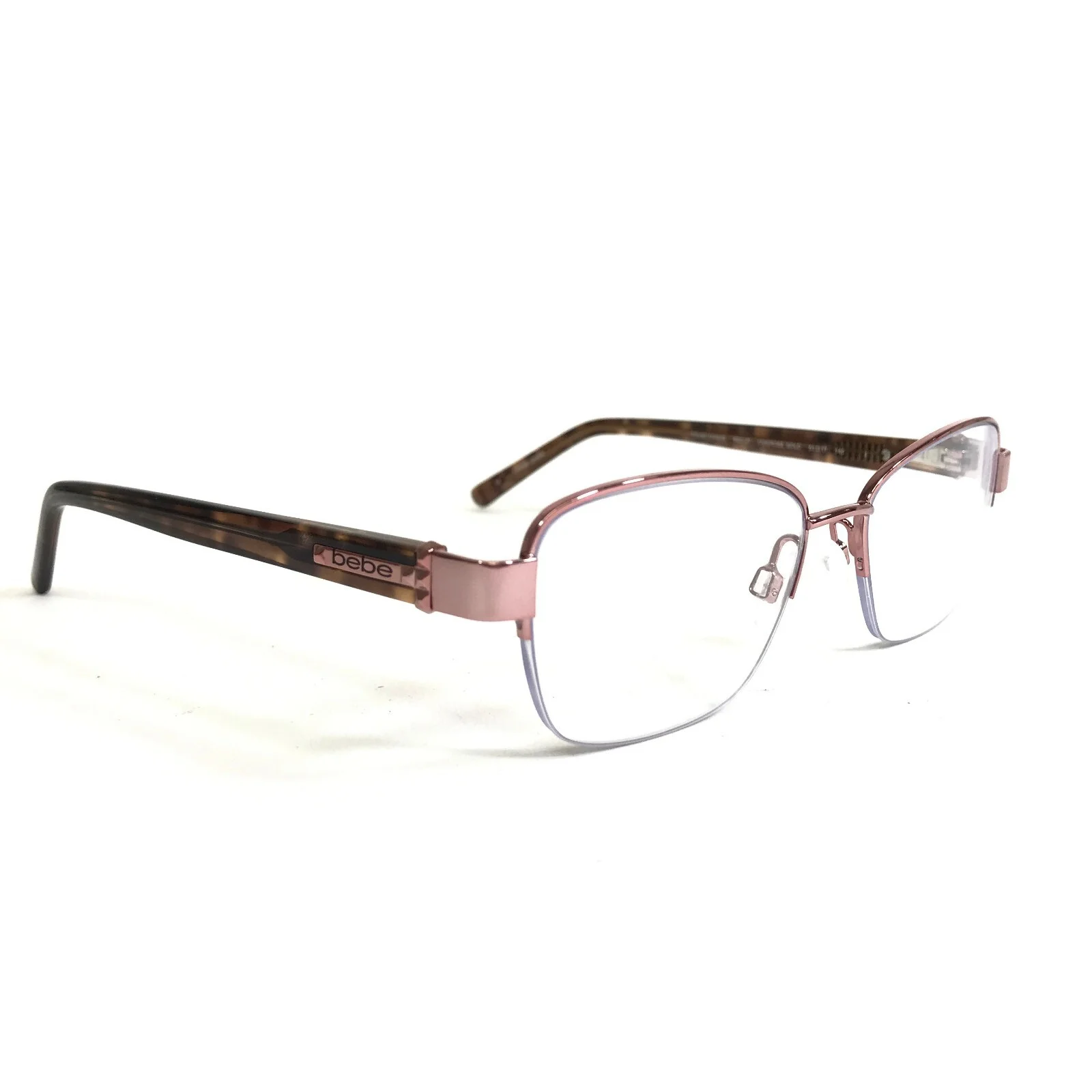 Bebe Eyeglasses Frames BB5127 708 Tough Cookie Rose Gold Tortoise 51-17-140 3