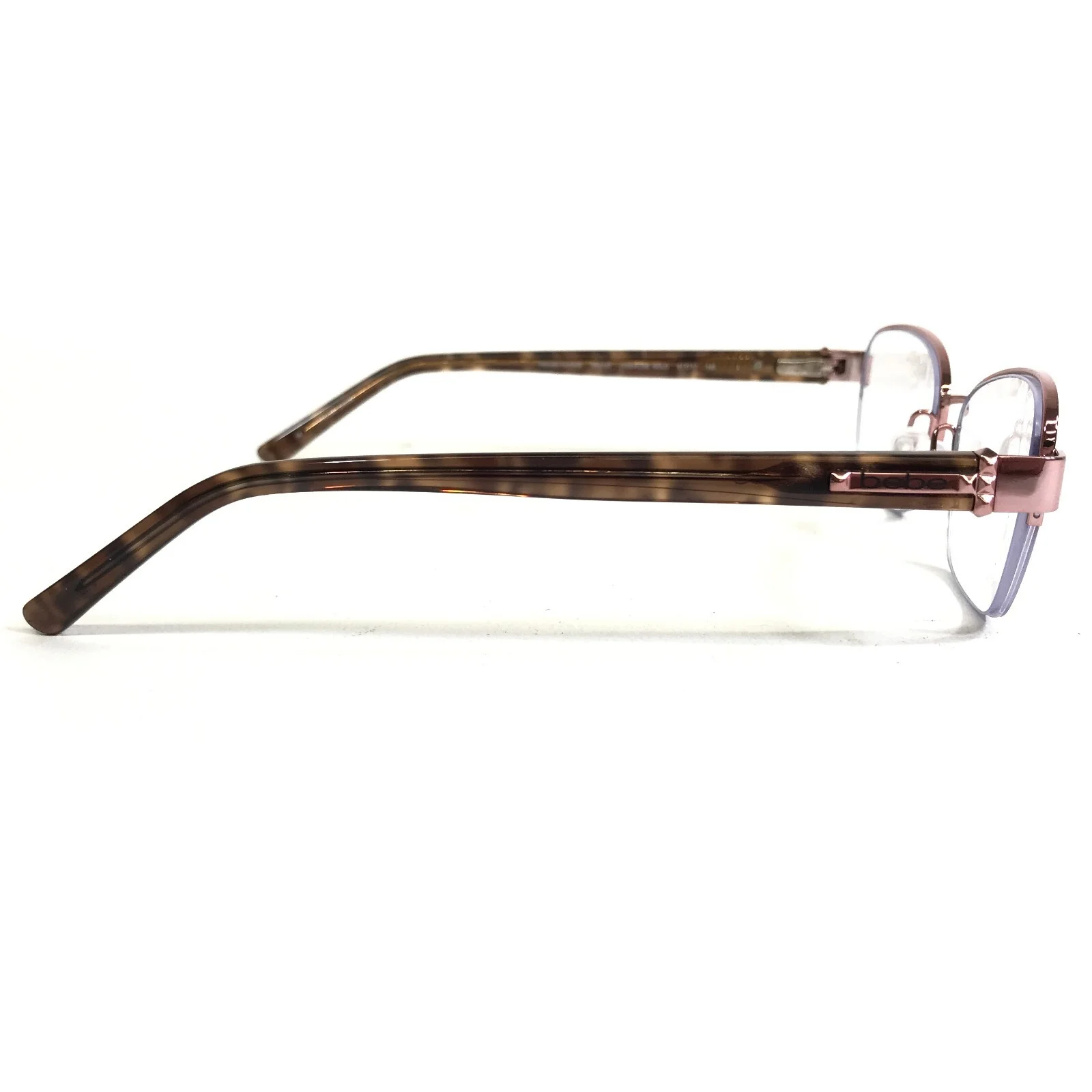 Bebe Eyeglasses Frames BB5127 708 Tough Cookie Rose Gold Tortoise 51-17-140 4