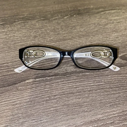 bebe eyeglasses frames women Bangles BB5022 Jet 135 5/11 Very Nice! With Case! 2