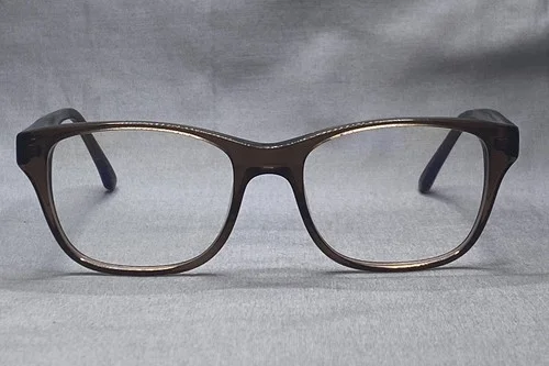 BEBE Eyeglasses Womens Brown Square Eyewear Full Rim Designer Frames Only 2