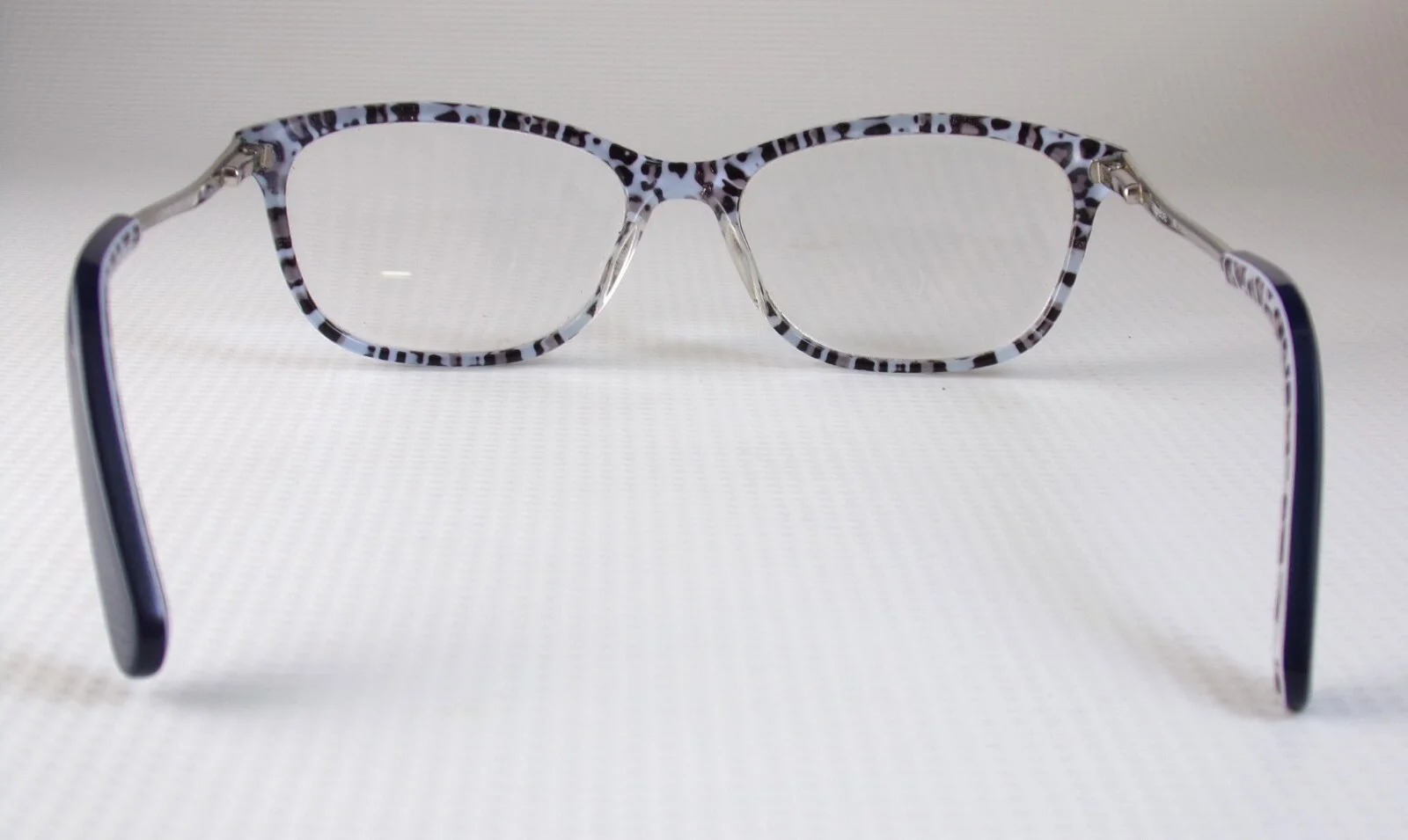 bebe On Fire BB5101 EYEGLASS FRAMES ONLY Navy Leopard Print Full Rim Woman 3