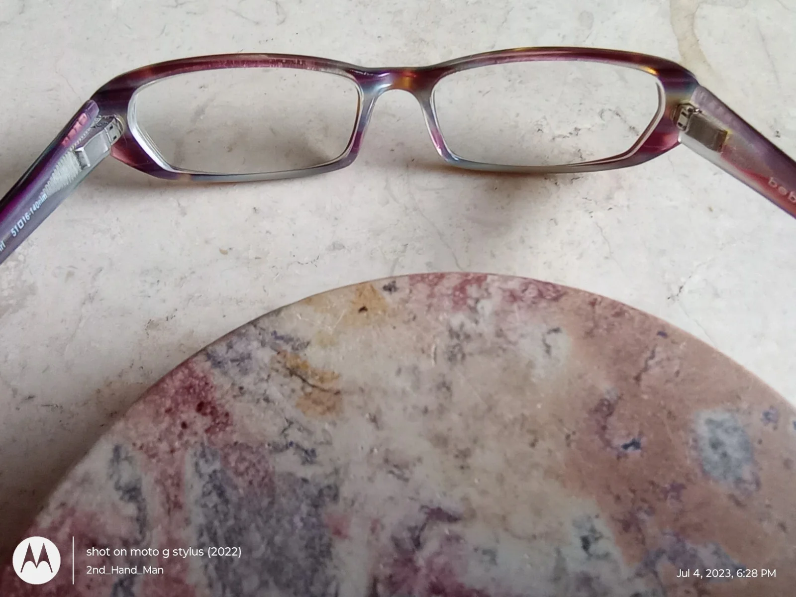 BEBE RENEGADE AMBER SWIRL EYEGLASSES TORTOISE FRAMES 51-16-140 4