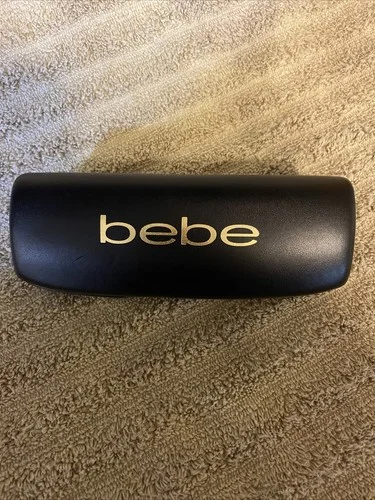 Bebe Sunglass Eyeglasses Case Black Hard Clam Shell Sun Glass Eye Glass