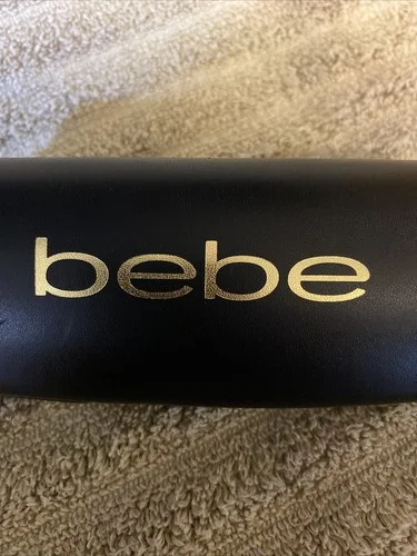 Bebe Sunglass Eyeglasses Case Black Hard Clam Shell Sun Glass Eye Glass 2