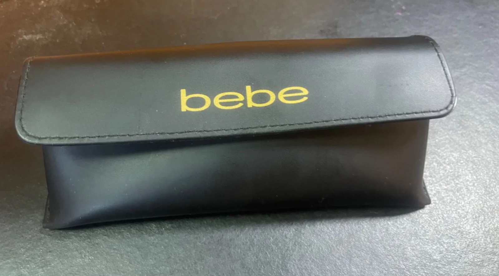 Bebe Sunglass Sun Glass Eyeglass Eye Glass Case Black Hard Clam Shell