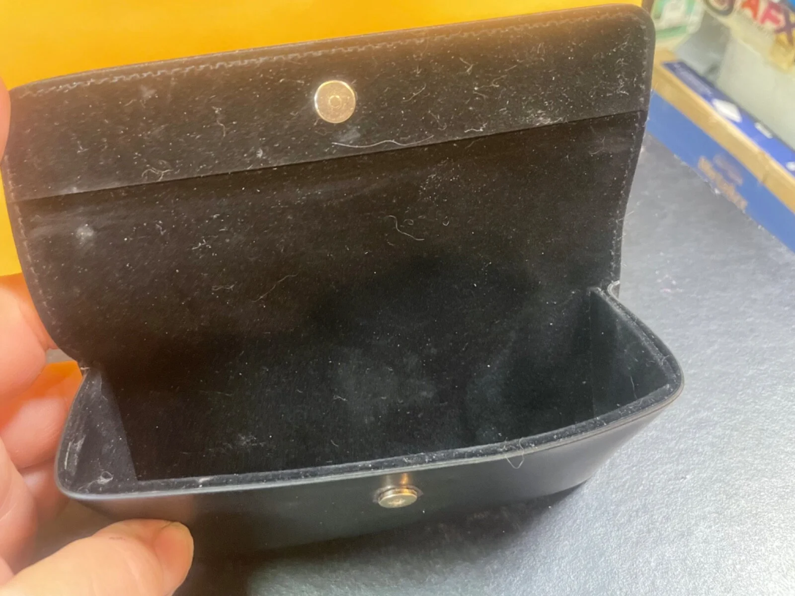 Bebe Sunglass Sun Glass Eyeglass Eye Glass Case Black Hard Clam Shell 4