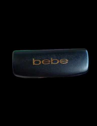 BeBe Sunglasses/ Eyeglasses Hard Clamshell Case Black NEW