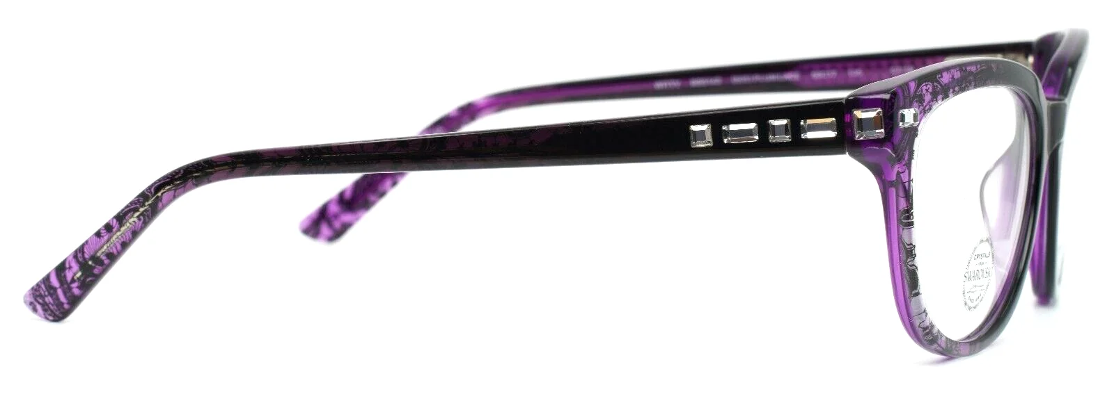 BEBE Witty BB5143 505 Plum Lace Womens Cat Eye Eyeglasses 50-17-135 B:38 4