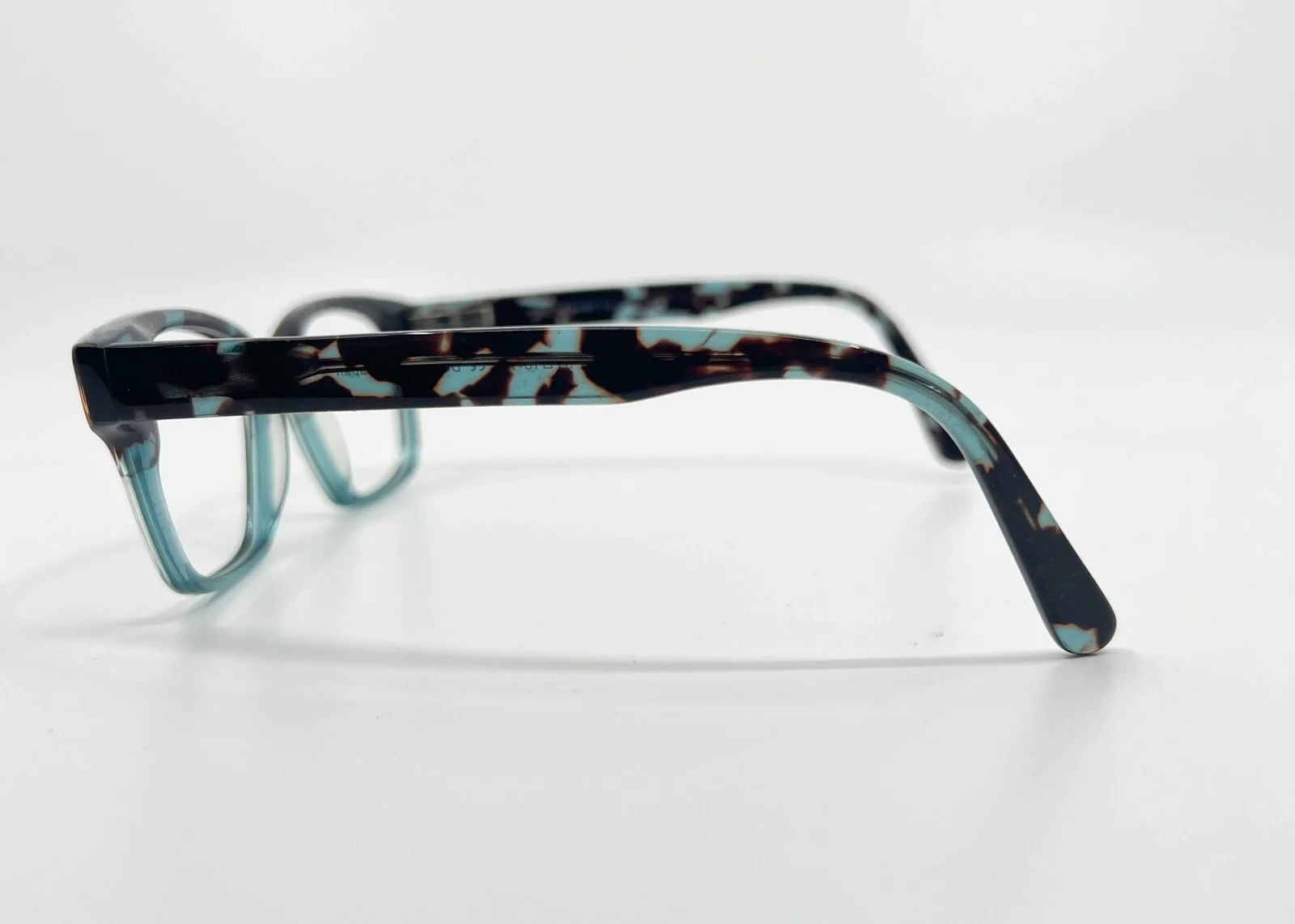 Bellagio B805 Eyeglasses Frames Womens Blue Tortoise Full Rim 51-18-140 5462 3