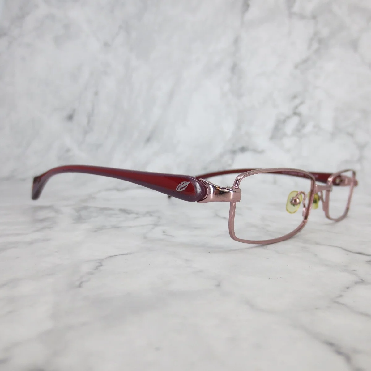 Bellagio BLLZ X19012 R/02 Eyeglasses Red Rectangular Full Rim Frames 52-17-138 2