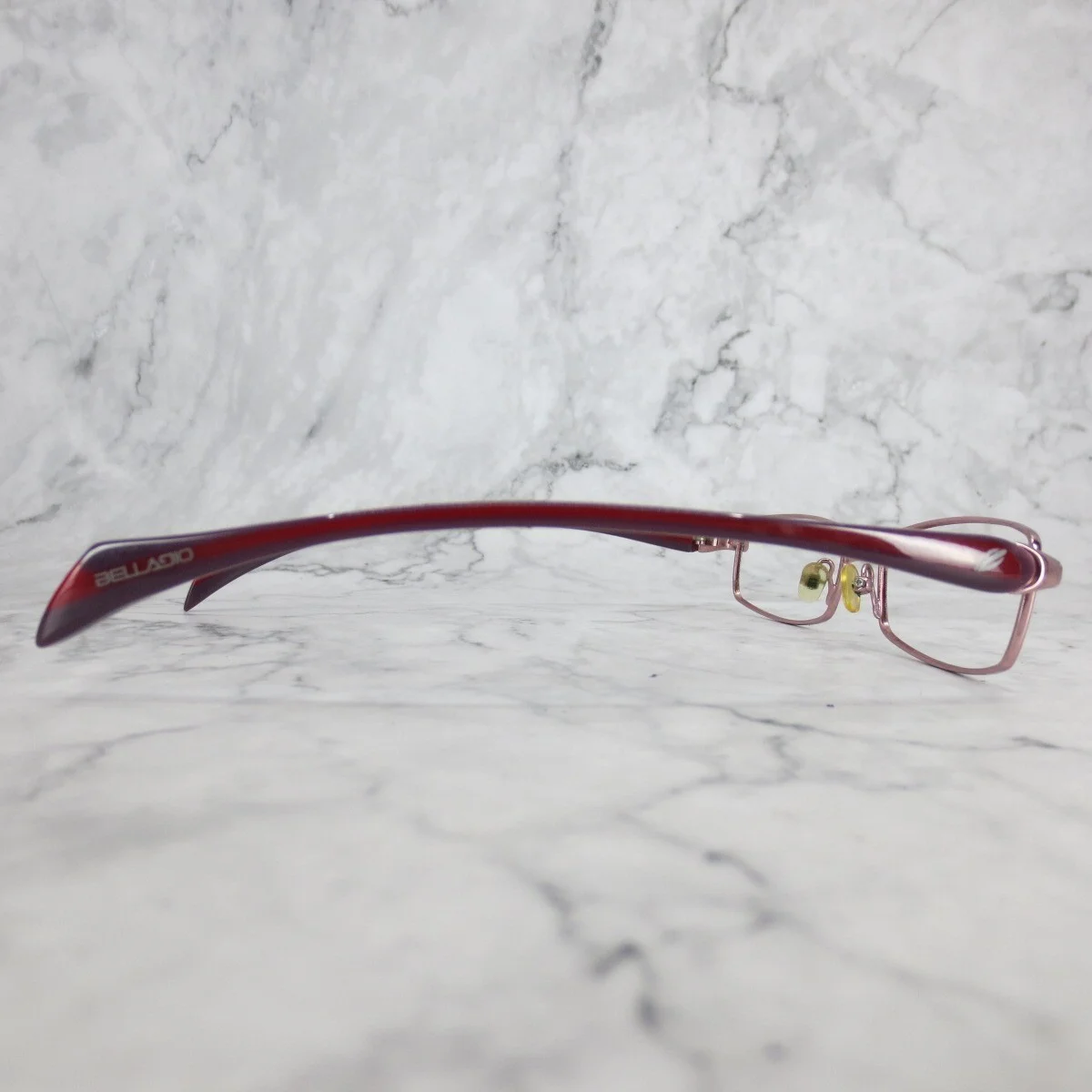 Bellagio BLLZ X19012 R/02 Eyeglasses Red Rectangular Full Rim Frames 52-17-138 3