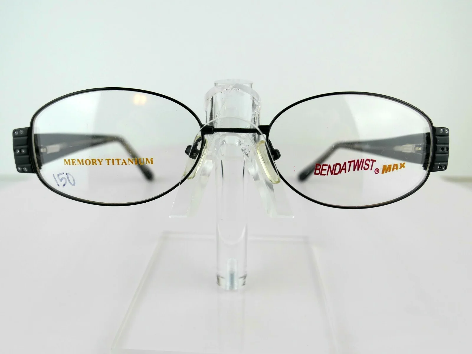 BEND-A-TWIST M-01 Black 51-17-138 mm MEMORY TITANIUM Eyeglass Frame