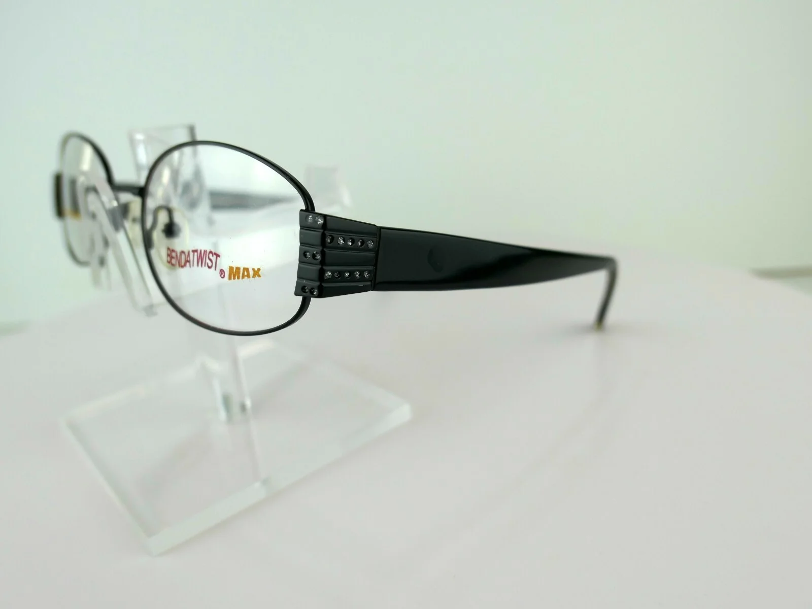 BEND-A-TWIST M-01 Black 51-17-138 mm MEMORY TITANIUM Eyeglass Frame 2