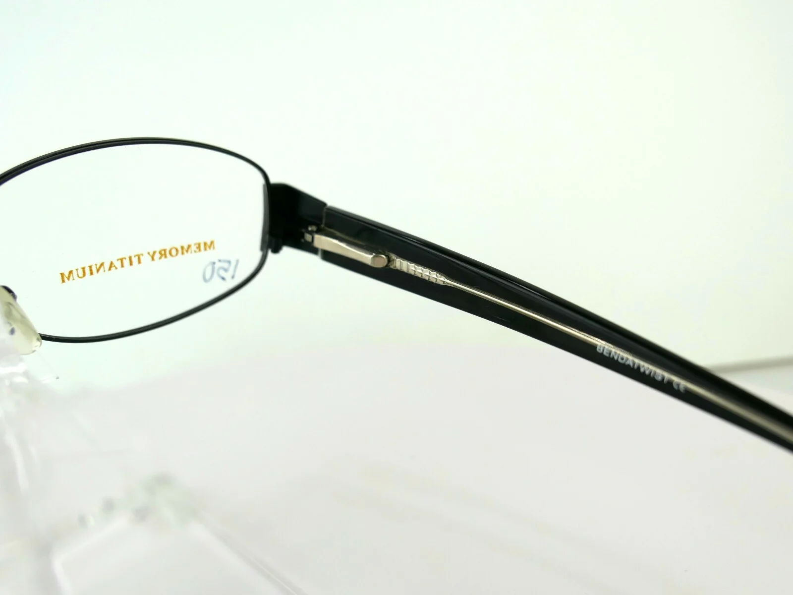 BEND-A-TWIST M-01 Black 51-17-138 mm MEMORY TITANIUM Eyeglass Frame 4