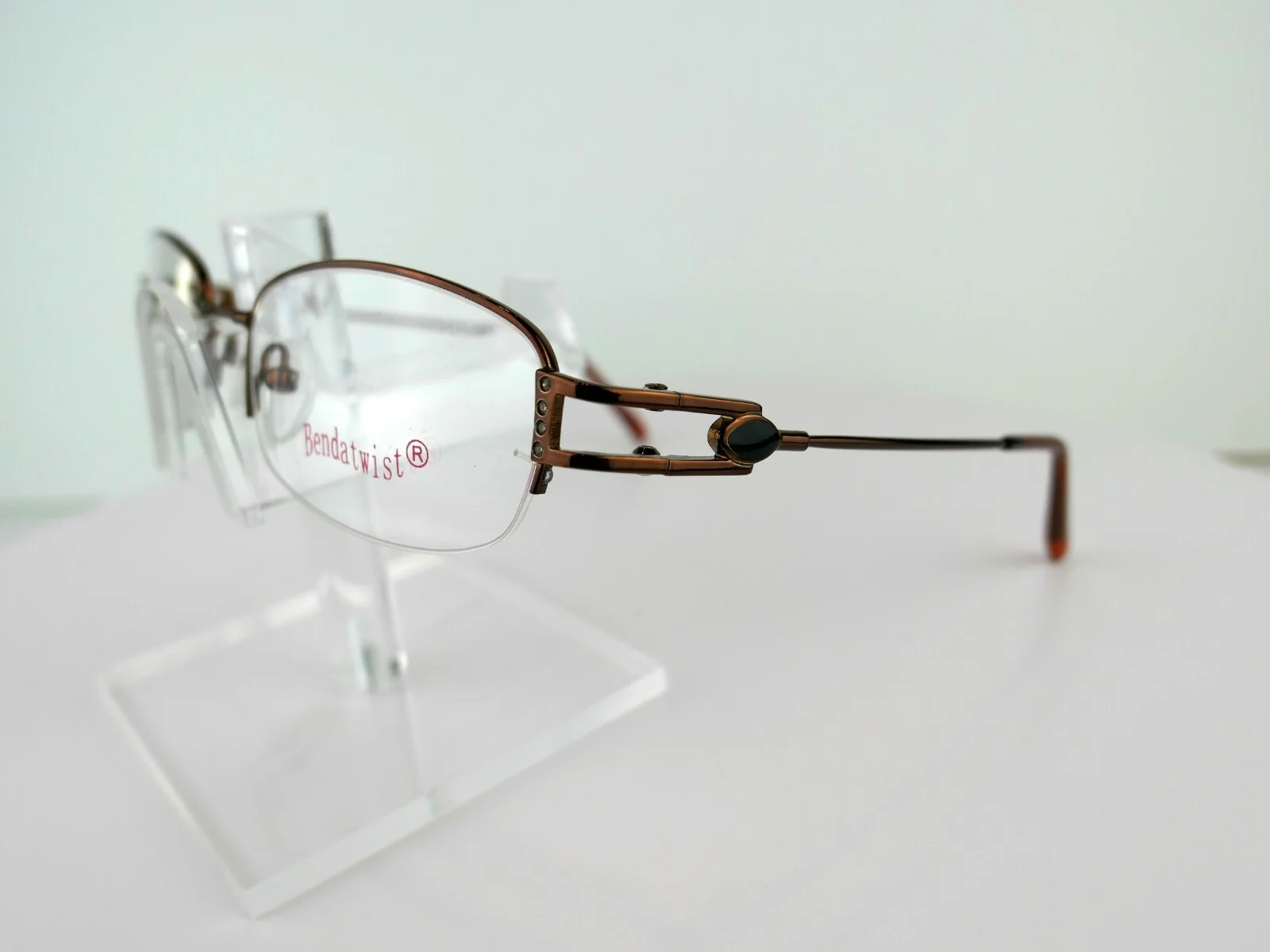 BEND-A-TWIST M-13 Brown 50-18-135 mm MEMORY TITANIUM Eyeglass Frame 2