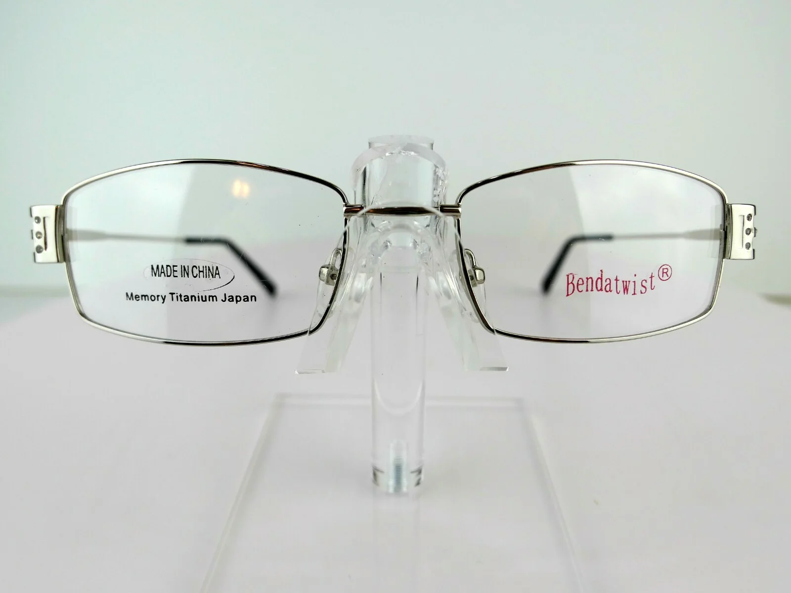 BEND-A-TWIST M-14 Silver 53-18-138 mm MEMORY TITANIUM Eyeglass Frame