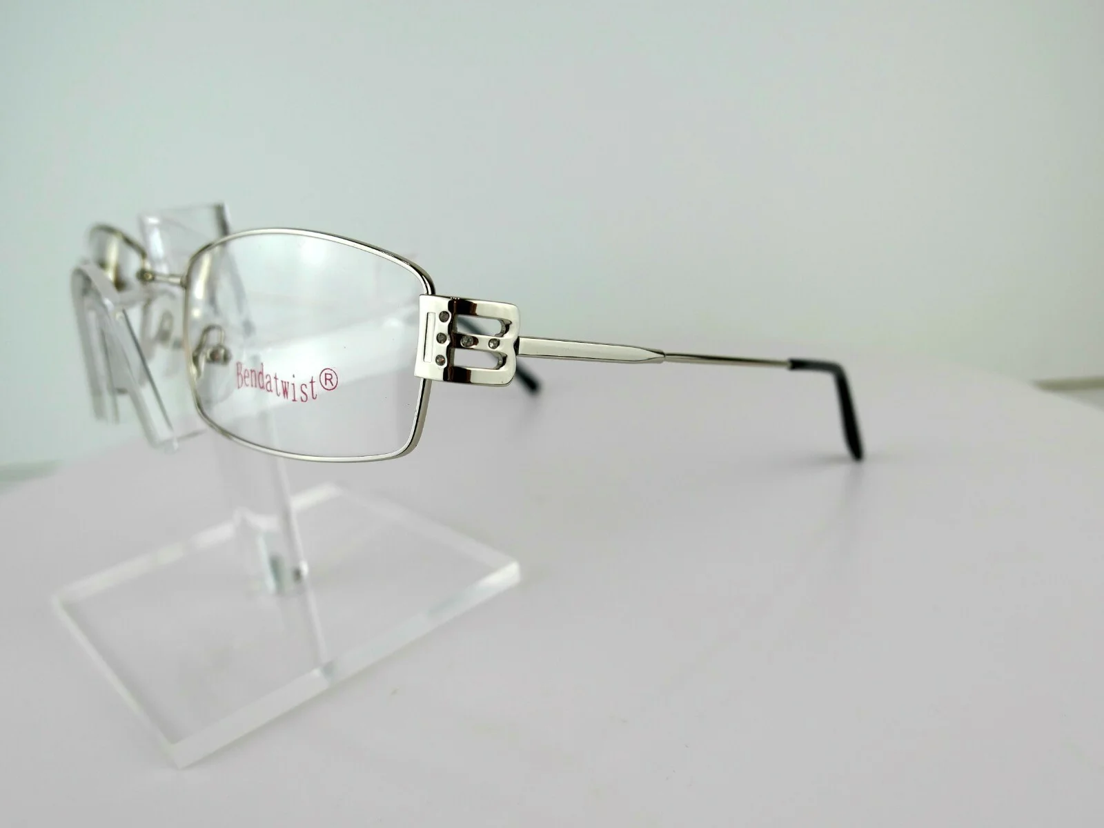 BEND-A-TWIST M-14 Silver 53-18-138 mm MEMORY TITANIUM Eyeglass Frame 2