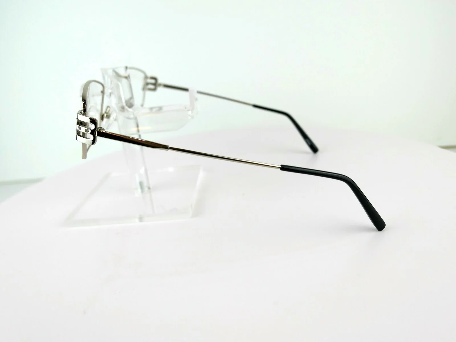 BEND-A-TWIST M-14 Silver 53-18-138 mm MEMORY TITANIUM Eyeglass Frame 3