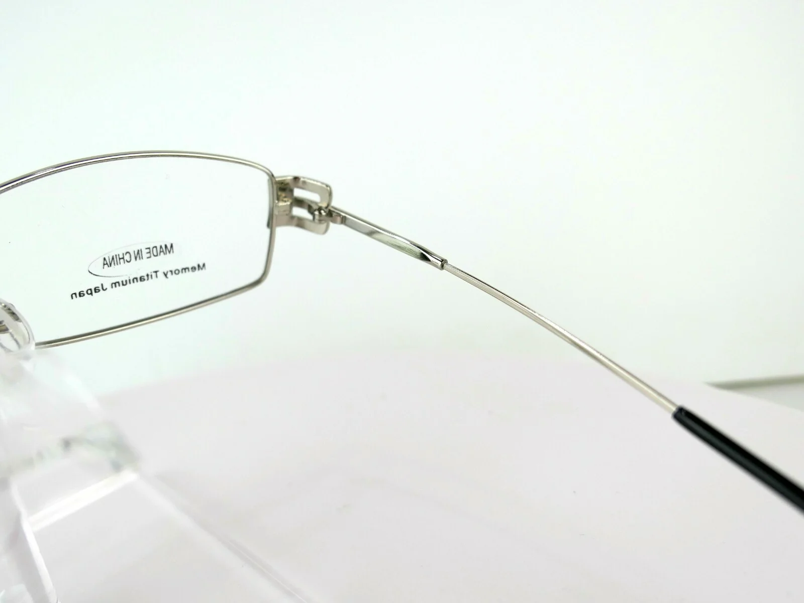 BEND-A-TWIST M-14 Silver 53-18-138 mm MEMORY TITANIUM Eyeglass Frame 4