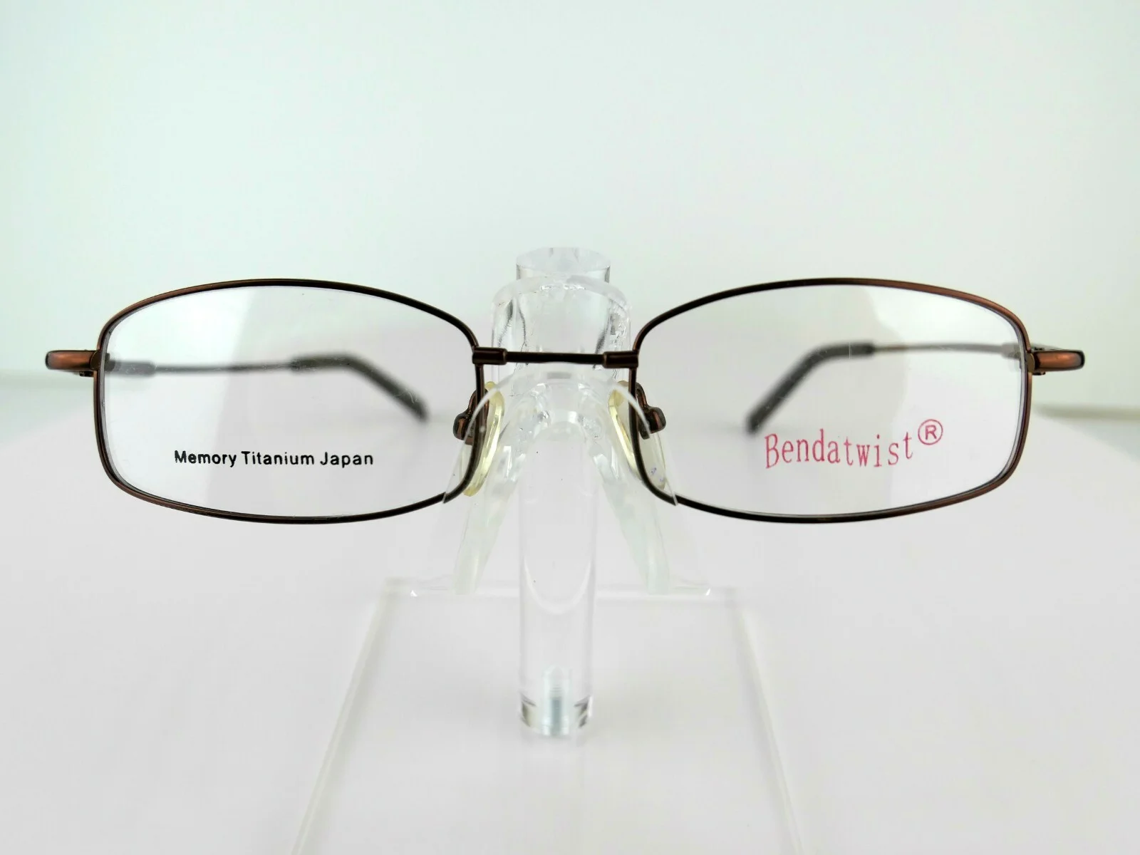 BEND-A-TWIST M-310 Brown 49-19-140 mm MEMORY TITANIUM Eyeglass Frame