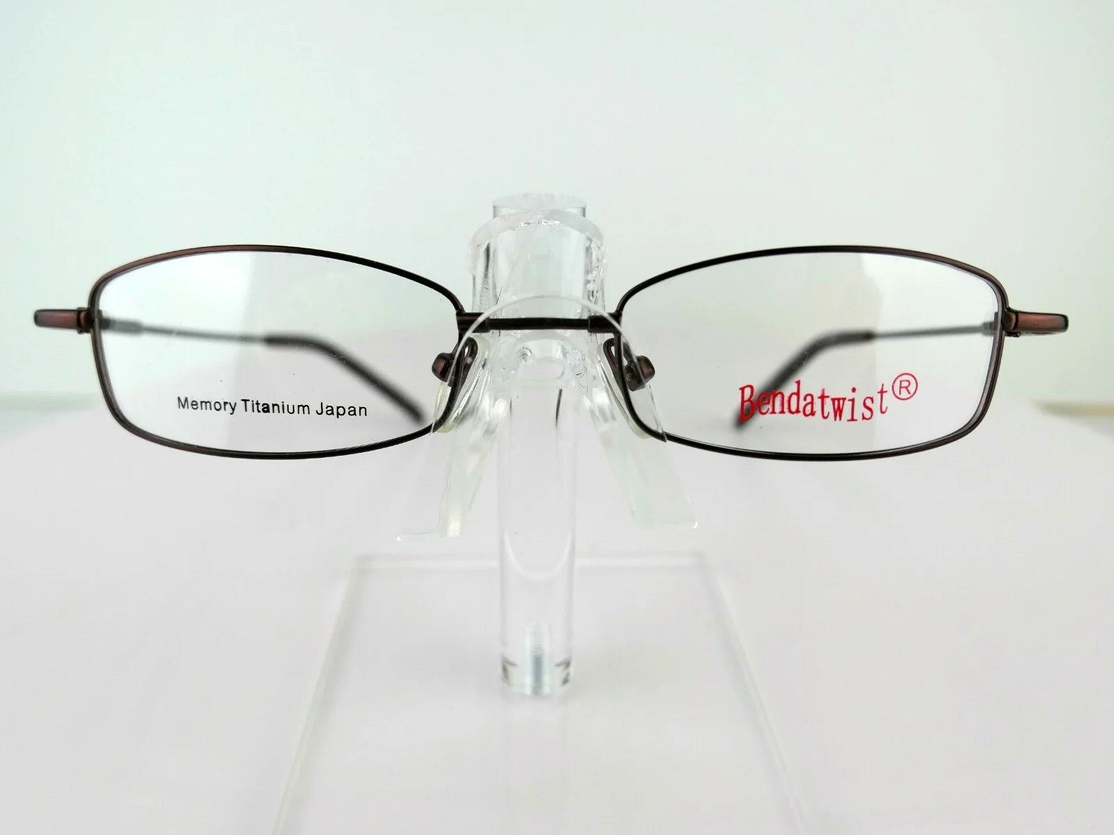 BEND-A-TWIST M-322 Brown 48-19-135 mm MEMORY TITANIUM Eyeglass Frame