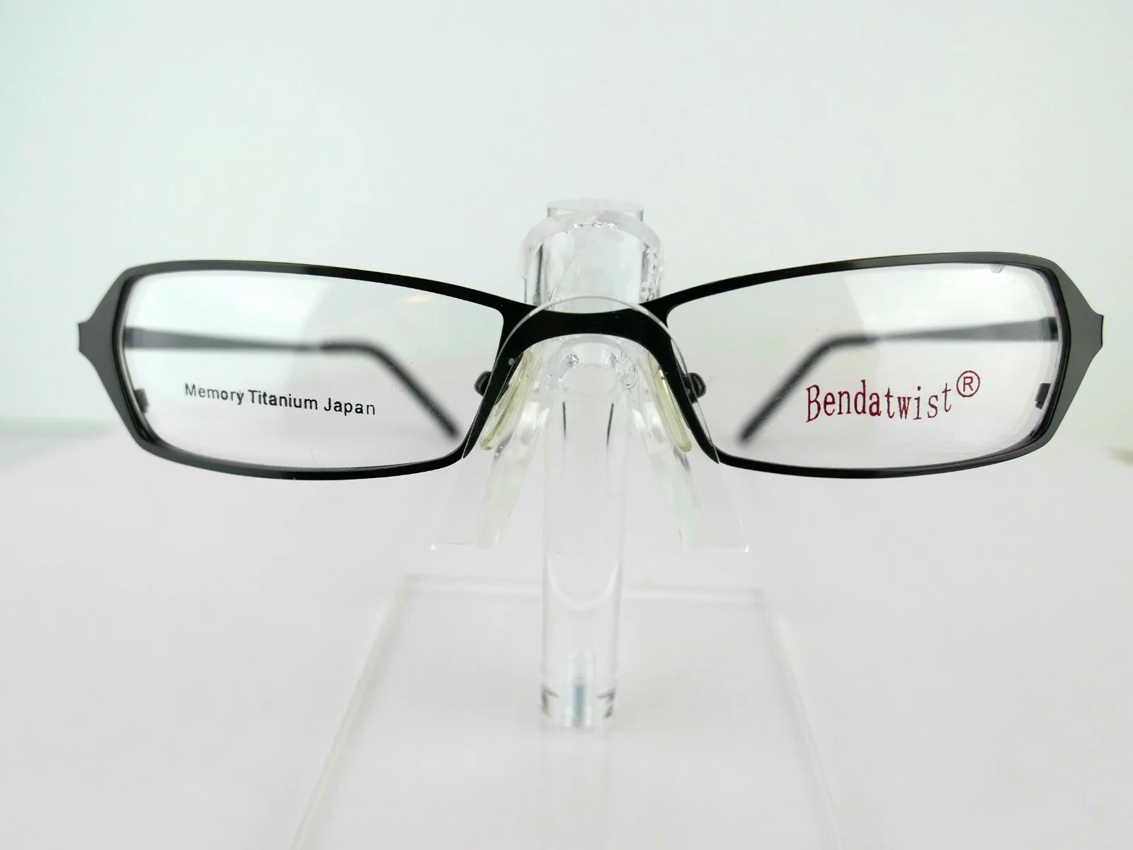 BEND-A-TWIST M-324 Black 51-17-140 mm MEMORY TITANIUM Eyeglass Frame