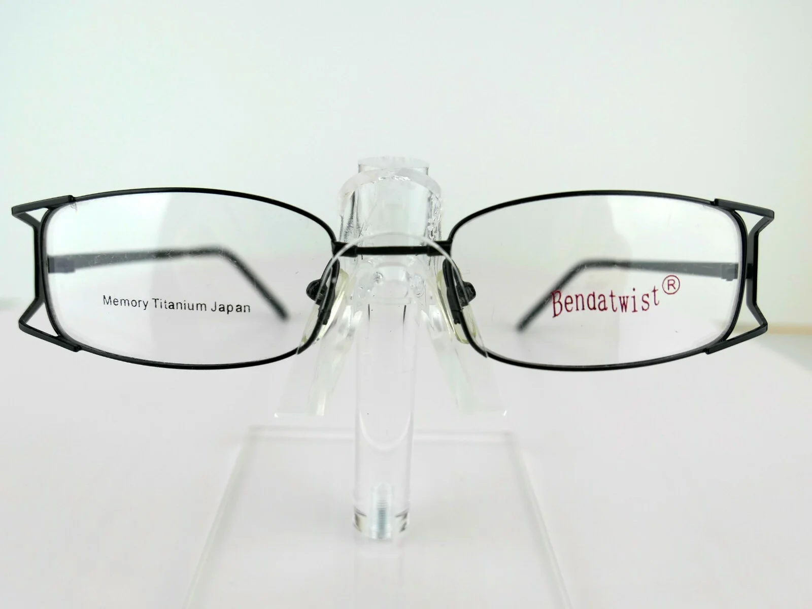 BEND-A-TWIST M-353 Black 51-17-135 mm MEMORY TITANIUM Eyeglass Frame