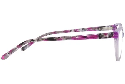 Betsey Johnson Eye-Heart-U PUR Eyeglasses Girl 3
