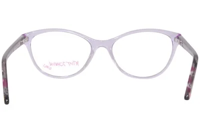 Betsey Johnson Eye-Heart-U PUR Eyeglasses Girl 4