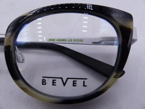 BEVEL 2550 AGNES LIQUORICE GRAIN WOMENS EYEGLASSES FRAMES SIZE 51-20-140 2