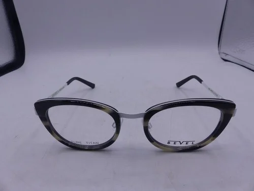 BEVEL 2550 AGNES LIQUORICE GRAIN WOMENS EYEGLASSES FRAMES SIZE 51-20-140 3