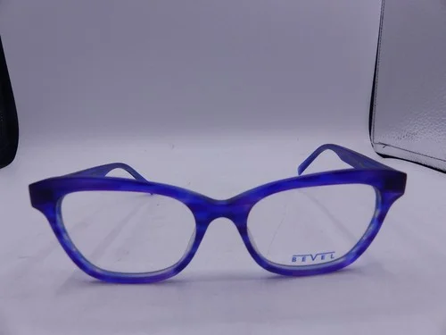 BEVEL 3687 AMELIA ORCHID/ROYAL BLUE WOMENS EYEGLASSES FRAMES SIZE 52-17-135 3