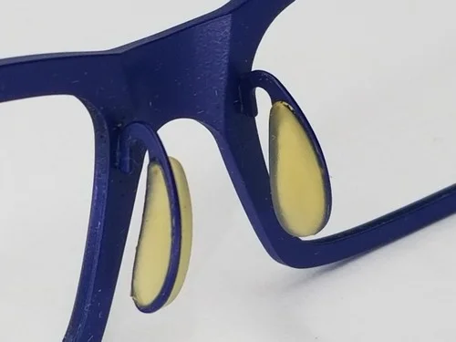Bevel Japan 8582 IMHO Blue/Brown Titanium Eyeglass Frame 4