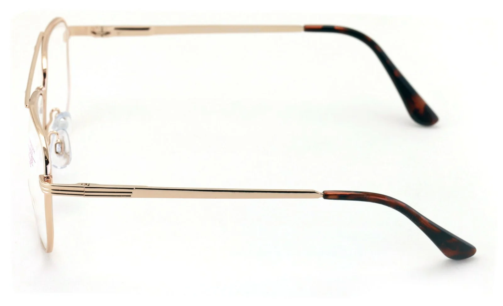 Bifocal Metal Aviator Reading Glasses Big Lens Spring Hinge Square Clear Reader 4