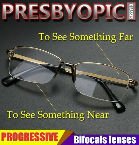 Bifocal Reading Glasses High Quality Metal Full-Frame Men Eyeglasses 1.0-4.0 Men