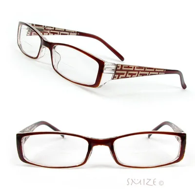 Bifocal Reading Glasses Spring Arms Light Readers 100-350 2
