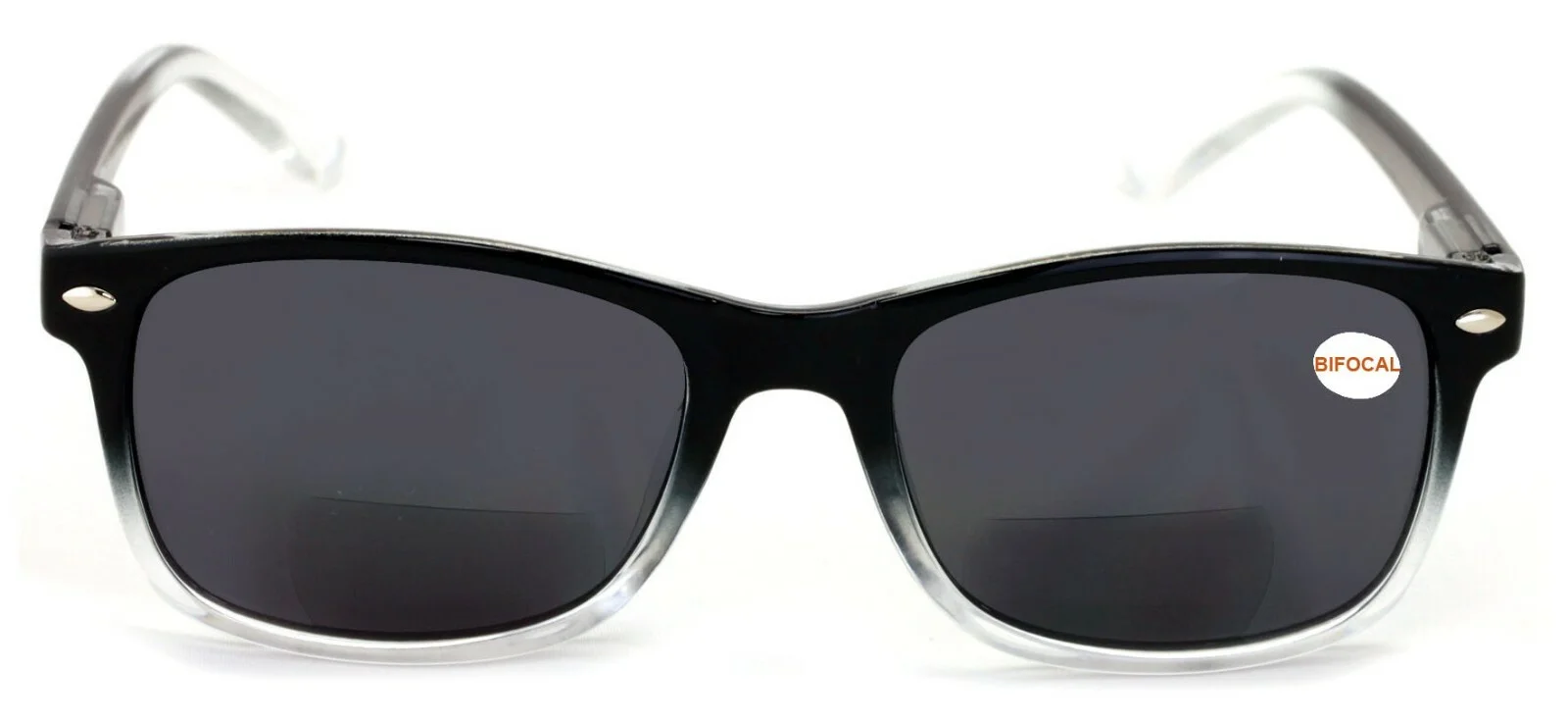 Bifocal Rectangular Lightweight Reading Sunglasses - Outdoor Reader Spring Hinge 3