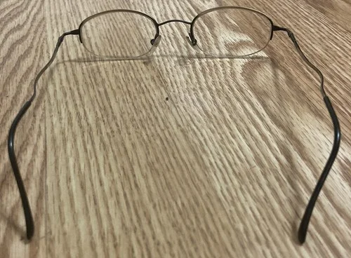 Big Dogs “Riverside” Eyeglasses Half Rim Frame Antique Gold 46▫️20 135 Italy EUC 3