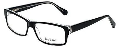 Big&Tall by Vivid 9 Designer Eyeglasses in Tortoise Havana Brown Gold 60mm +2.00
