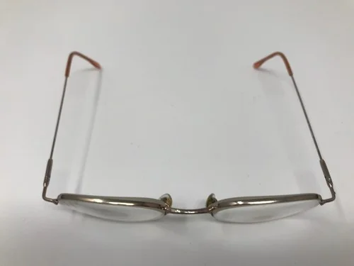 Bill Bass Halfrimless Eyeglasses Empire 48-20-135 Light Brown Polish LR55 2